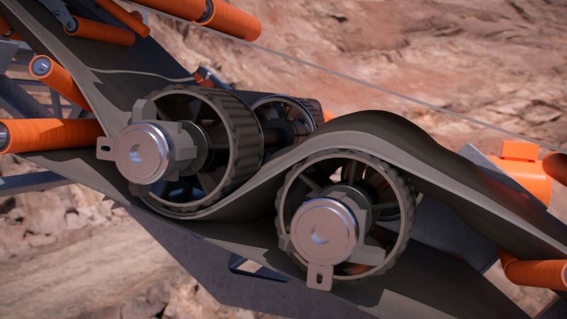 Boosterstation für Deckbandförderer  (Bild: VHV Anlagenbau)