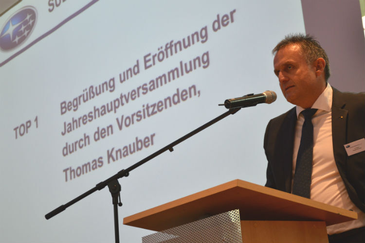 Thomas Knauber, Vorstandsvorsitzender des Subaru-Händlerbeirates: „Es gibt angesichts der Situation der Marke derzeit keinen Grund zur Euphorie.“ (Foto: Achter)