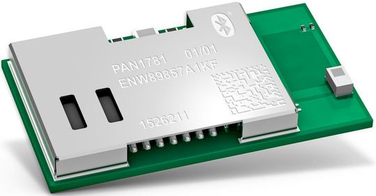 Rutronik erweitert ihr Panasonic Portfolio um das PAN1781 Bluetooth 5 Low Energy-Modul, das aufgrund seiner hohen Reichweite speziell für Wearables geeignet ist.(Bild:  Rutronik)