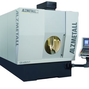 Bild 1: Das Bearbeitungszentrum GS 650 ergänzt die GS-Baureihe von Alzmetall und rundet sie nach unten ab. Bild: Alzmetall