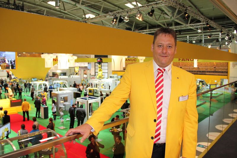 Die Yellow World geht nach Hannover: Olaf Kramm, Geschäftsführer der Fanuc Deutschland GmbH, sieht in der Hannover-Messe eine starke Plattform. (Bild: Kroh)