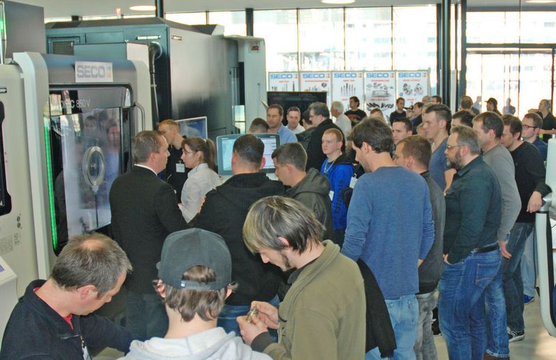 Impressionen vom Seco Tool Seminar am 9. März 2016 im DMG Mori Technologiezentrum. (Bild: Seco Tools)