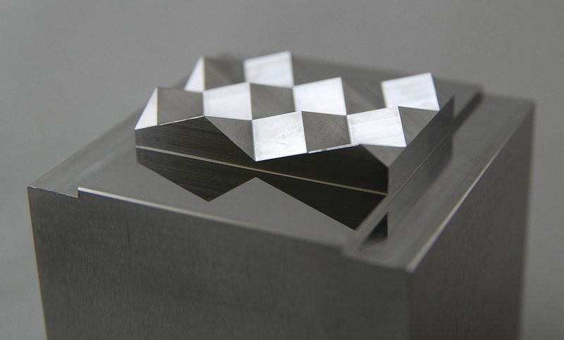 Fraisage 3D sur matière 52Hrc avec un état de surface de 50 nano Ra. (Image: Celada)