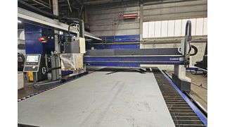 Die Brennschneidmaschine Element mit Plasma-Fasenaggregat Bevel-S und Autogenbrenner Alfa von Messer Cutting Systems. (Bild: Messer Cutting Systems)