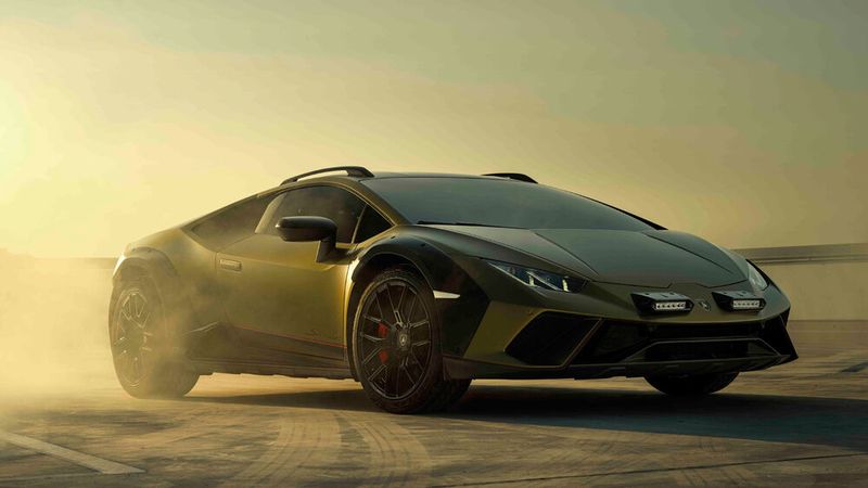 Der Sterrato ist vor allem auch ein optisches Statement. Doch seine Aufmachung hat auch Funktion. (Bild: Lamborghini)