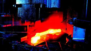 Das Gesenkschmieden ist das am weitesten verbreitete Schmiedeverfahren. (Deutsche Edelstahlwerke)