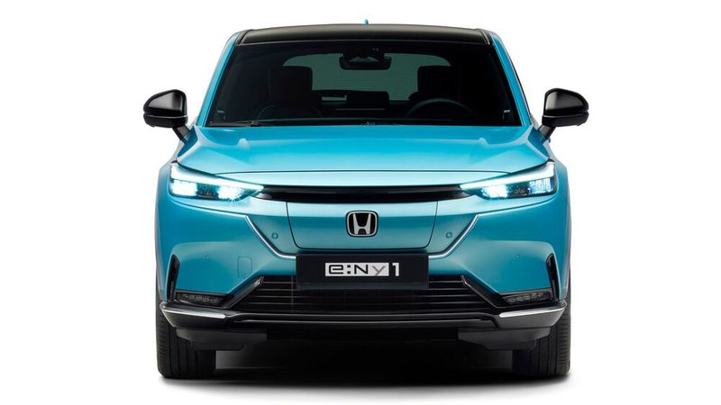 Der neue Stromer orientiert sich bei Abmessungen und Optik am kompakten SUV HR-V. (Bild: Honda)