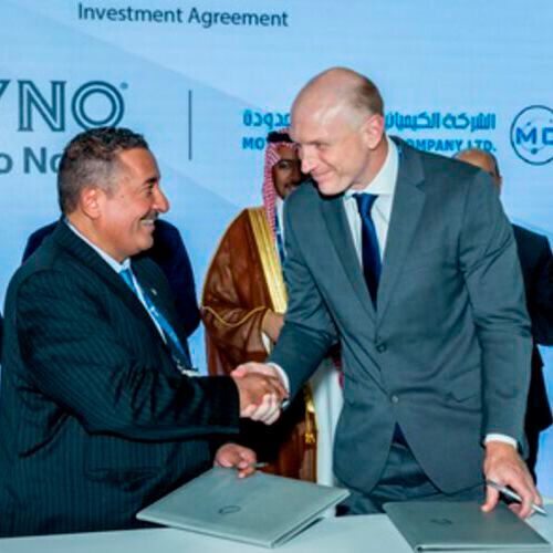 Abdulaziz Al Hamwah, Vice Chairman & CEO – Modern Chemicals Company and Greg Hayne, President – Dyno Nobel Asia Pacific. 