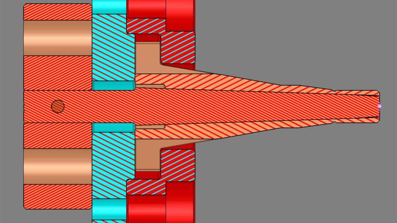 Konstruktionszeichnung 3-mm-Faltkern Seitenansicht(Bild:  Leonhardt)
