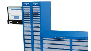 Wenn man Werkzeugausgabe-Systeme mit MES-Tools verknüpft, so wie es Bedrunka+Hirth in Partnerschaft mit Sack EDV-Systeme gemacht hat, profitiert man vom automatischen Datenaustausch zwischen Werkzeugmanagement und MES-Ebene. (Bild: Bedrunka+Hirth / Sack EDV Systeme)