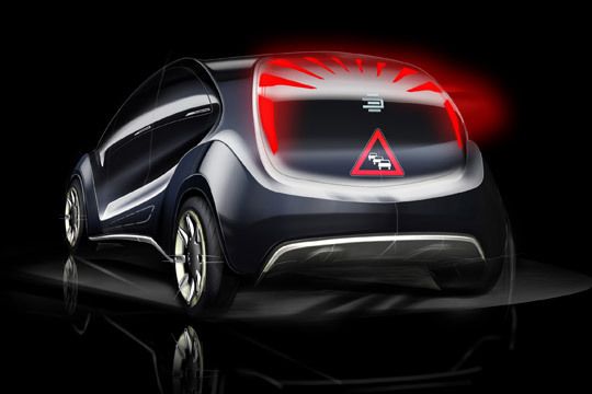 Entwicklungsdienstleister Edag zeigt mit dem Light Car das Konzept eines künftigen Elektrofahrzeugs. (Archiv: Vogel Business Media)