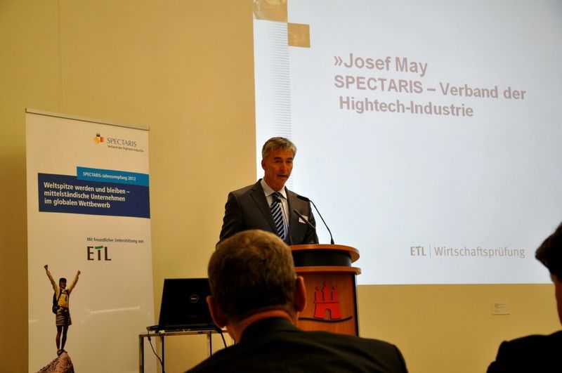 Spectaris-Vorsitzender Josef May: „Gerade die mittelständischen deutschen Hightech-Unternehmen erschließen sich neue Exportmärkte.“ (Bild: Spectaris)