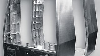 Die Fertigung von solchen großen Blechkonstruktion stellt höchste Anforderungen an die Betriebsorganisation und an die Kompetenz beim Schweißen. (Bild: KWM Weisshaar)