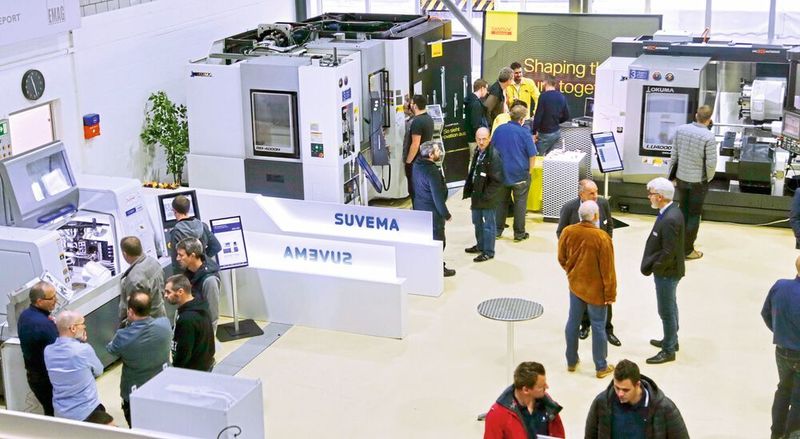 Während des Suvema Open House konnten die Besucher sehr viele interessante und spezielle Fertigungslösungen und Kundenmaschinen besichtigen.  (Anne Richter, SMM)