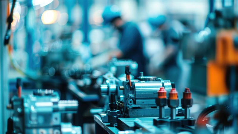 Produktionsumgebungen sind geprägt von unterschiedlichen Maschinen, Systemen und Schnittstellen. Daten liegen häufig verteilt vor und lassen sich nur mit Aufwand zusammenführen. (Bild:  © azka/stock.adobe.com - generiert mit KI)