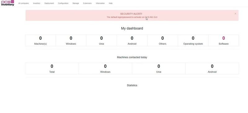 OCS Inventory wird über eine webbasierte Oberfläche gesteuert. (Bild: Joos - OCS Inventory / FactorFX)