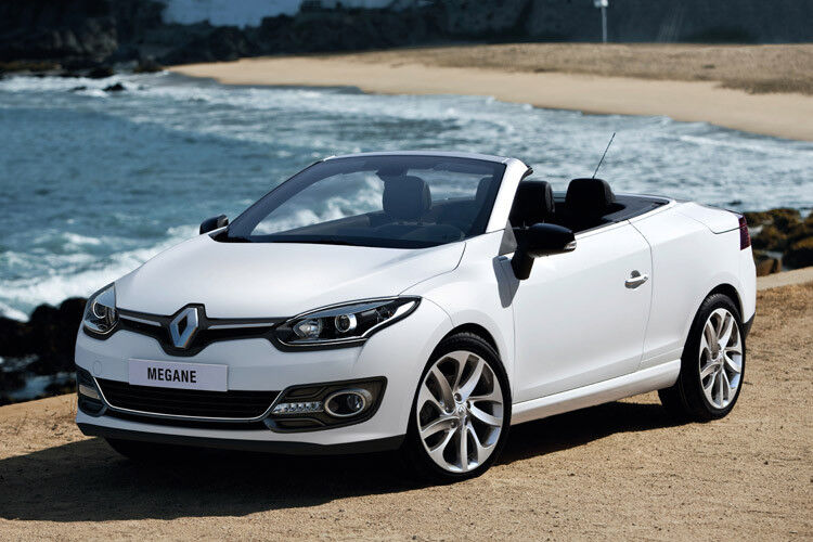 Auffälligste Änderung: Auch der Mégane CC trägt jetzt das Familiengesicht mit dem vergrößerten Rhombus. (Foto: Renault)