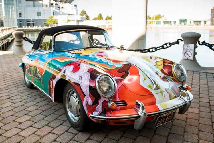 Janis Joplin nutzte ihren Porsche als Alltagswagen und fuhr immer selbst. (Foto: RM Sotheby's)