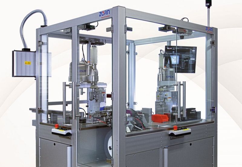 Die Reinraumachse ZLAG1-100-Z der Zorn Maschinenbau GmbH wird aus leicht zu reinigenden eloxierten Aluminiumprofilen gefertigt. (Zorn)