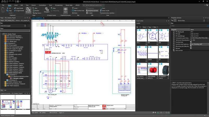 Moderner Look & Feel: Die Software wird durch Dark- und Light-Mode unterstützt.  (Eplan)