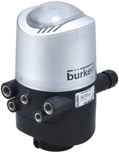 The new communications interface greatly increases the opportunities provided by the proven combination of valve and Type 8681 control head.  (Bürkert)