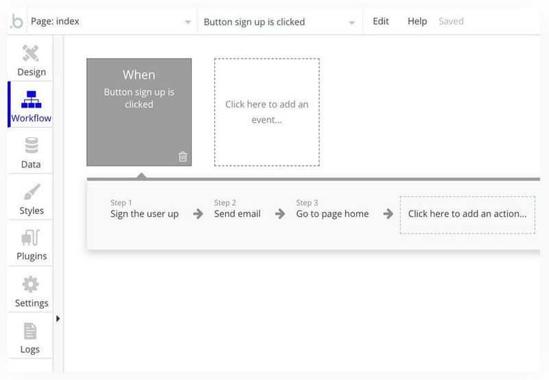 Bubble ermöglicht die Erstellung interaktiver Anwendungen für Desktop- und mobile Webbrowser durch rein visuelle Programmierung und enthält alle Tools, die man für den Aufbau einer professionellen Website benötigt. Bilder, Symbole, Videos, Karten und vieles mehr lassen sich ohne jegliche HTML- oder CSS-Kenntnisse einfügen. Auch das Erstellen der Navigation, von Chats, Nachrichten-Feeds und anderer Echtzeit-Interaktivitäten ist laut Bubble auf einfache Weise möglich. Ebenfalls einfach macht die Plattform auch die Internationalisierung der App: Nachdem man diese in die Zielsprachen übersetzt hat zeigt die App ohne zusätzlichen Aufwand automatisch die richtige Sprache, Währung und Zeichenformate an. Bubble übernimmt darüber hinaus die Bereitstellung und das Hosting der App. Dabei gibt es keine harten Limits für die Anzahl der Benutzer, den Traffic oder die Datenspeicherung. (Bild: Bubble)