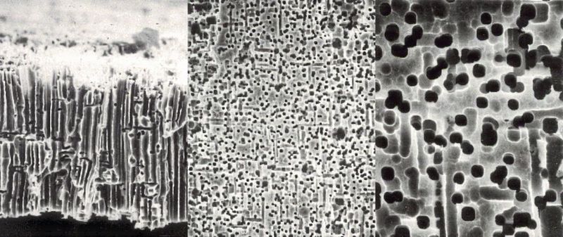 Bild 3: Geätzte Aluminiumfolie.  (WDI)