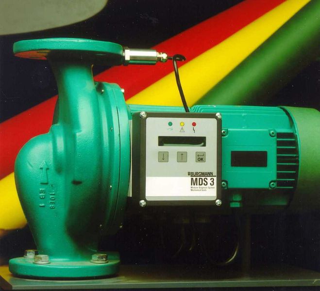 Die Entwicklung von intelligenten Diagnosesystemen für Pumpen ist ein zentraler Gegenstand der Forschung in der Industrie und den Hochschulen. Das Bild zeigt ein Diagnosesystem, das Gleitringdichtungen kontinuierlich überwacht und es ermöglicht, deren Leistungszustand bzw. Daten ortsunabhängig über das Internet abzurufen. (Archiv: Vogel Business Media)