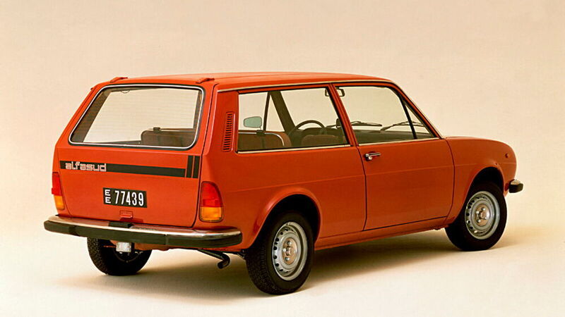1975 startete die Kombiversion Alfasud Giardinetta. (Alfa Romeo Stellantis)