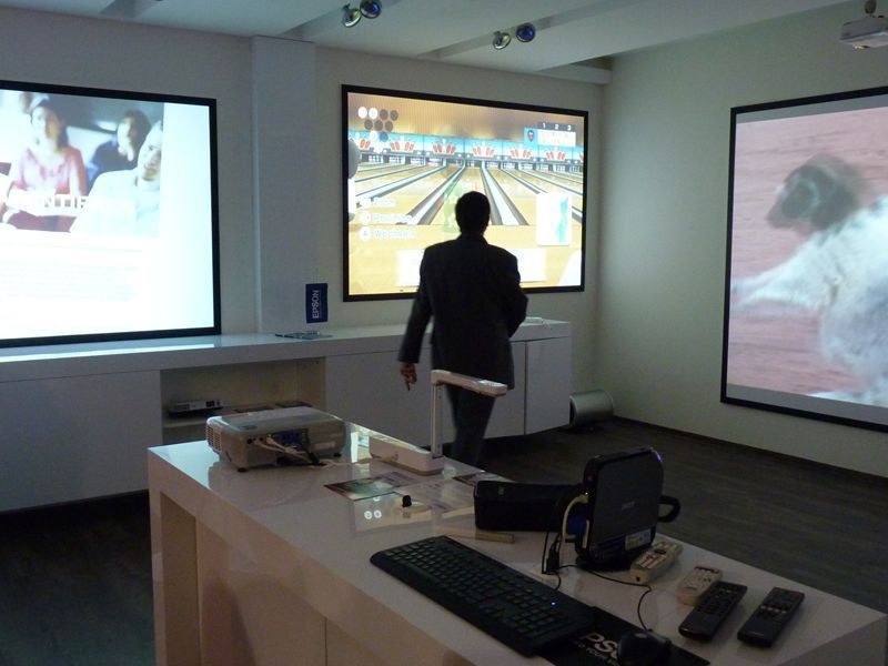 Einen großen Raum der Ausstellungsfläche nehmen die Projektionslösungen rund um die Bereiche Digital Signage und Professional AV ein. (Archiv: Vogel Business Media)