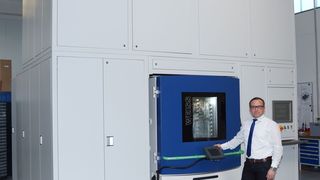 Poppe + Potthoff Maschinenbau hat einen Impulsdruck-Prüfstand entwickelt, mit dem innovative Komponenten im einem weiten Bereich der Druck- und Temperaturbedingungen getestet werden können. (Bild: Poppe+Potthoff)