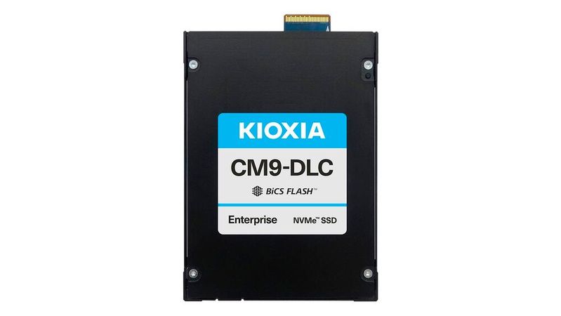 Die E3.S-Modelle der CM9-Serie von Kioxia bieten Support für Cold-Plate-Kühlung für KI- und HPC-Anwendungen.(Bild:  Kioxia)