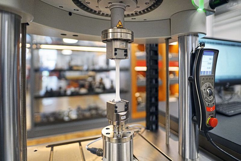 Prüfung bei Ikea mit LTM 3kN.(Bild:  ZwickRoell GmbH & Co. KG)