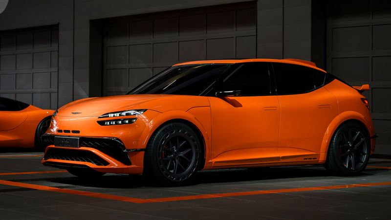 Ob die Kunden anspringen, wird sich spätestens 2025 zeigen, wenn der GV60 Magma auf den Markt kommt. (Bild: Genesis)