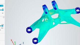 Die Software  MSC Apex Generative Design von Amendate soll 80 % Konstruktionszeit einsparen. (Amendate)