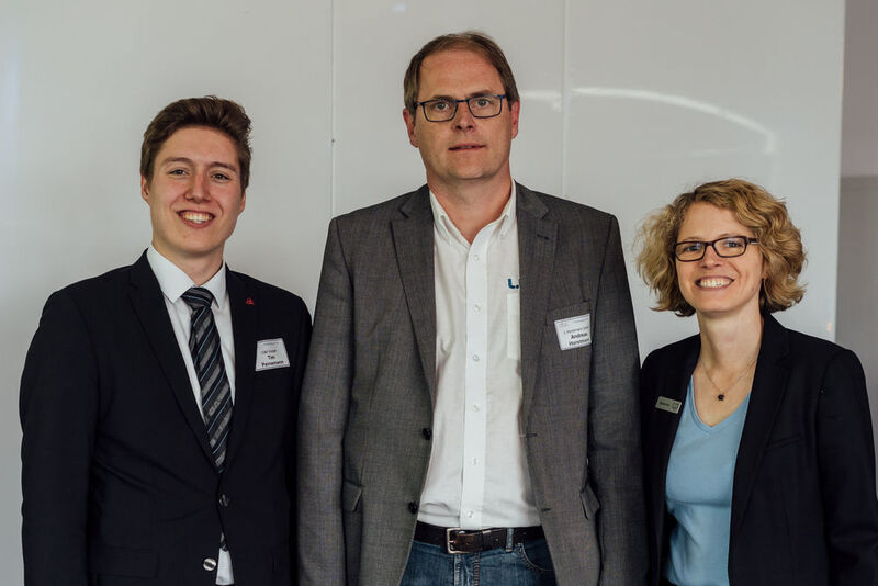 (v. l.) Tim Peinemann (C&P), Andreas Horstmann (L.Horstmann GmbH) und Stephanie Pelch (C&P)   (dbc (deutschlands business-cloud))
