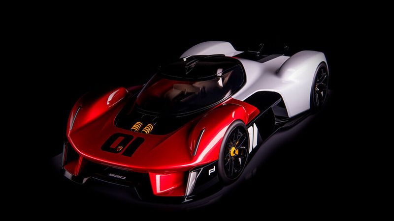 Zu den extremsten Konzepten der vergangenen Jahre zählt der Vision 920 aus dem Jahr 2019. (Porsche)
