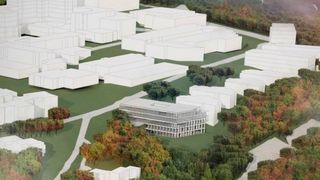 Das künftige M3-Forschungsinstitut soll auf dem Gelände des Universitätsklinikums auf dem Tübinger Schnarrenberg entstehen. Das Gebäude soll seinen Platz finden in unmittelbarer Nähe zu den Forschungsgebäuden der Neurowissenschaft und zur Medizinischen Universitätsklinik.  (Universität Tübingen)