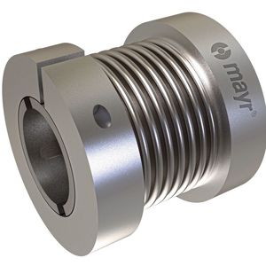 Je kürzer der Balg einer Balgkupplung wie der Smartflex von Mayr, desto besser ist die Drehsteifigkeit. (Bild:  Mayr Antriebstechnik)