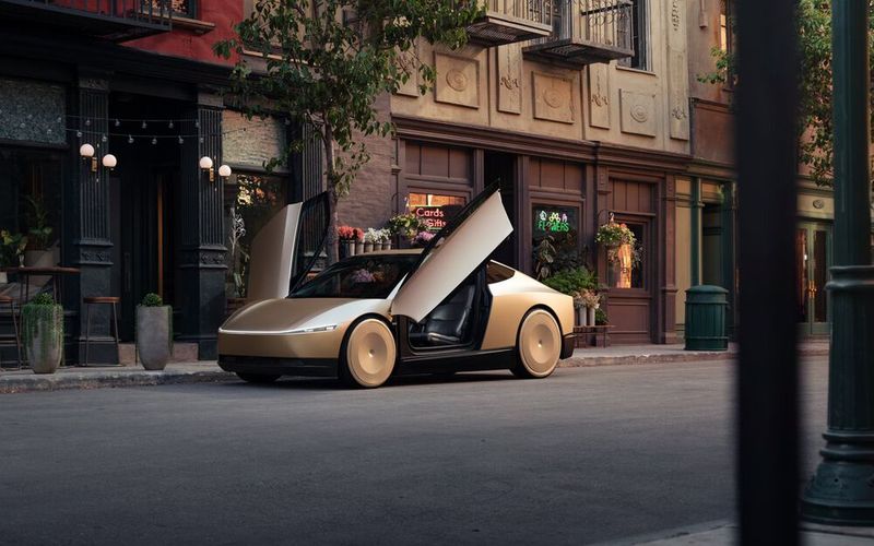 Elon Musk stellt Tesla Cybercab und Cybervan vor (Bild: Tesla Motors)