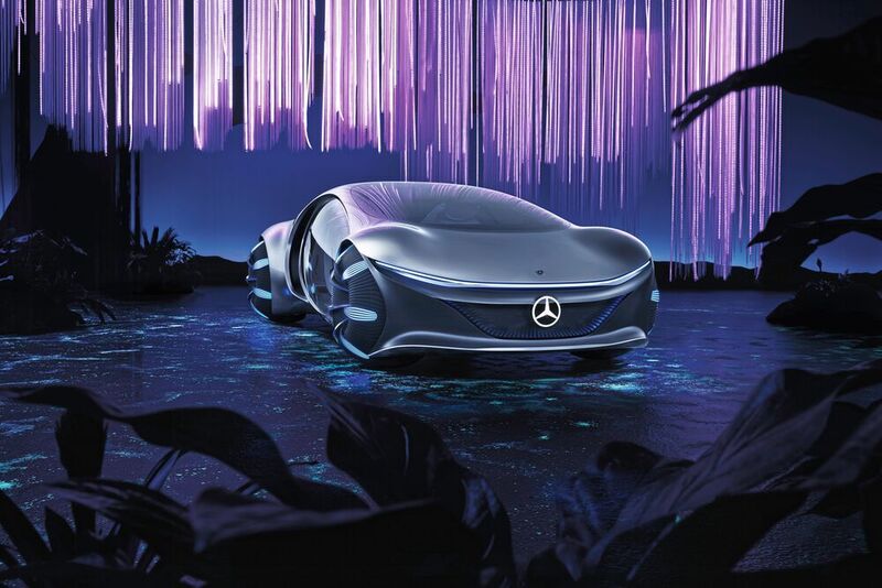 Mercedes hat auf der CES in Las Vegas eine Kooperation mit den Avatar-Machern bekannt gegeben. (Daimler)