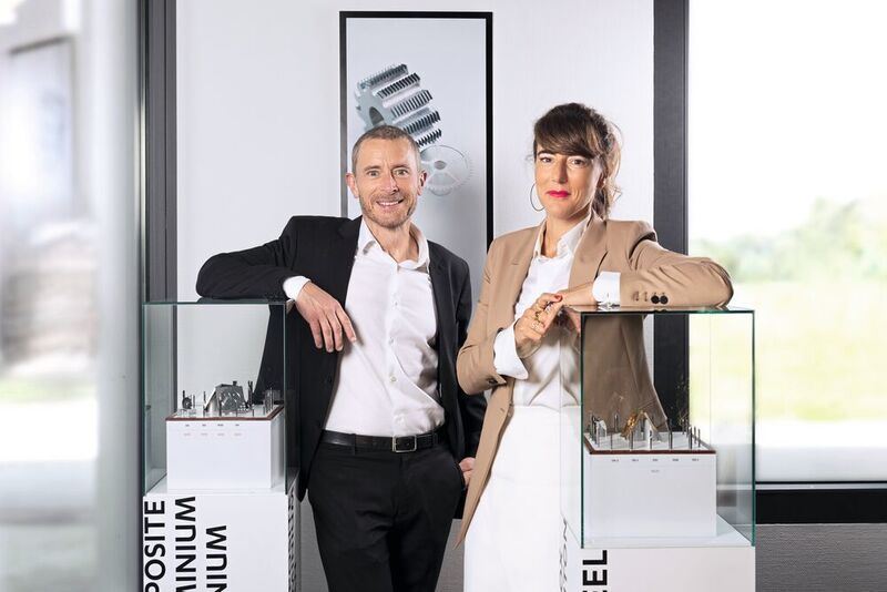 Les co-directeurs de l'entreprise familiale Louis Bélet : Arnaud Maître et Roxane Piquerez (Louis Bélet)
