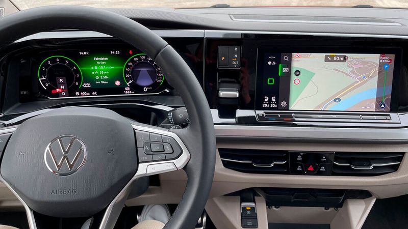 Das Bediensystem ist VW-typisch. (Bild: Seyerlein/VCG)