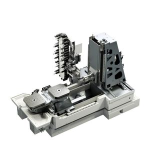 The new Heckert H50 has X, Y and Z axes travels of 700 mm x 750 mm x 780 mm and can accommodate workpieces with heights of up to 900 mm and weighing up to 800 kg.