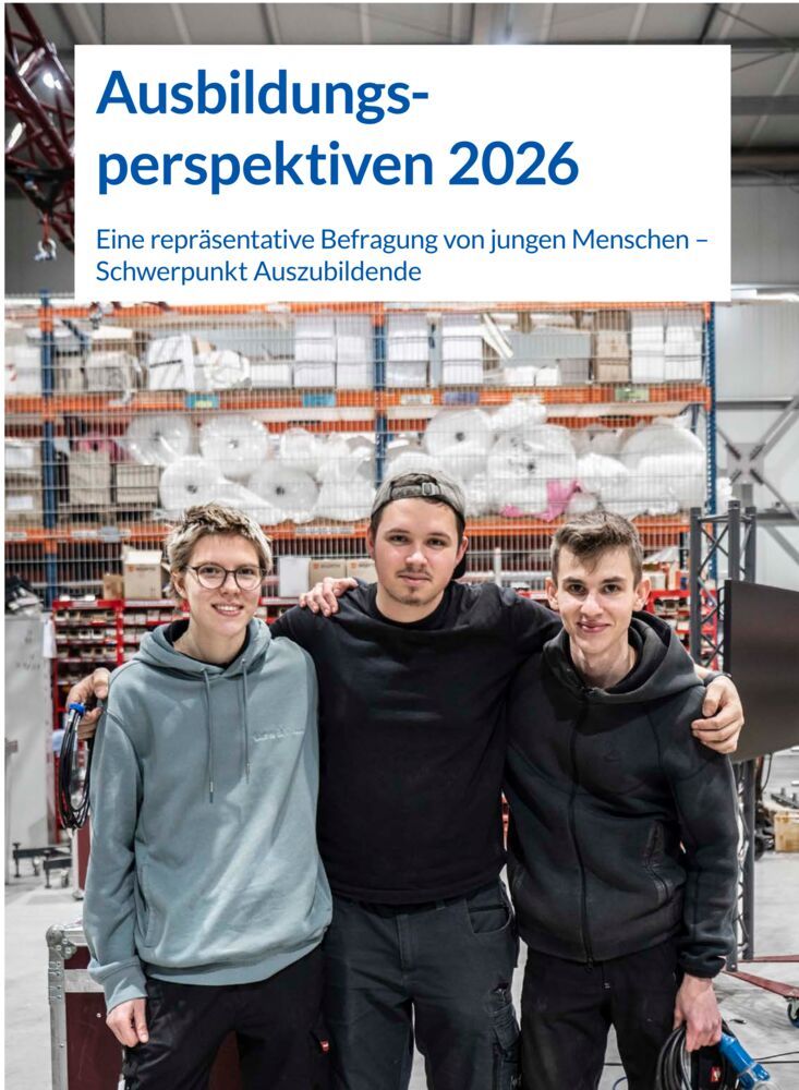 Die Bertelsmann-Stiftung hat die Studie „Ausbildungsperspektiven 2026“ erstellt. (Bild:  Bertelsmann Stiftung)
