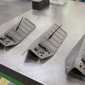 Engineers produced prototype footrests and parts of the boot area using olive tree waste.(Source:  Ford)