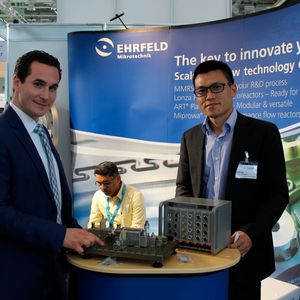 Ehrfeld Mikrotechnik ist auf Mikroreaktionstechnik spezialisiert. 