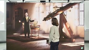 Ein hochaufgelöster KI-Avatar von Joseph von Fraunhofer zeigt exemplarisch, wie realitätsnahe virtuelle Charaktere im Metaverse eingesetzt werden können – mit natürlicher Bewegung sowie Echtzeit-Reaktion auf Sprache und Gesten. (Bild: Aristidis Schnelzer)