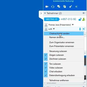 TeamViewer und andere Tools lassen sich auch zum Chatten nutzen.(Bild:  Joos - TeamViewer)