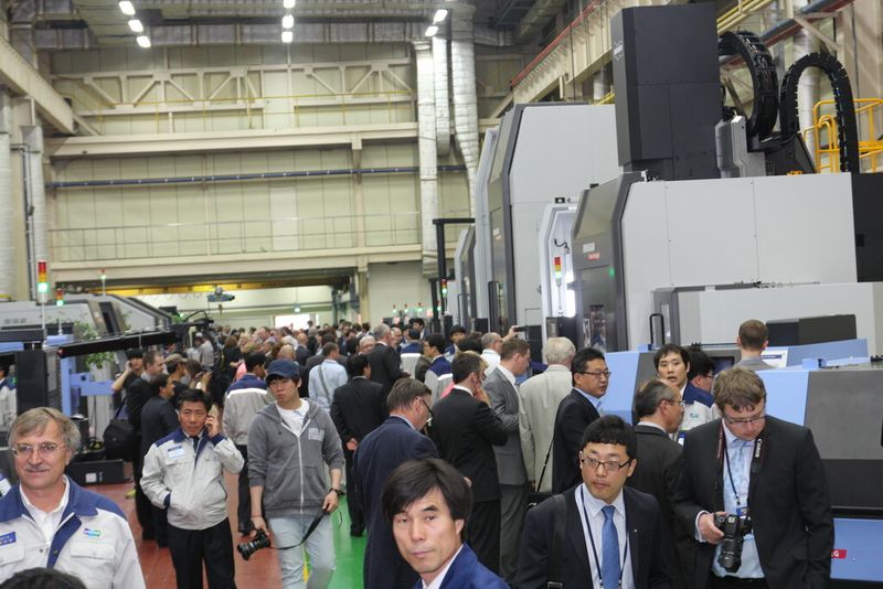 Attendees also had the oppurtunity to see the company’s new large machines. (Source: Fouhy)